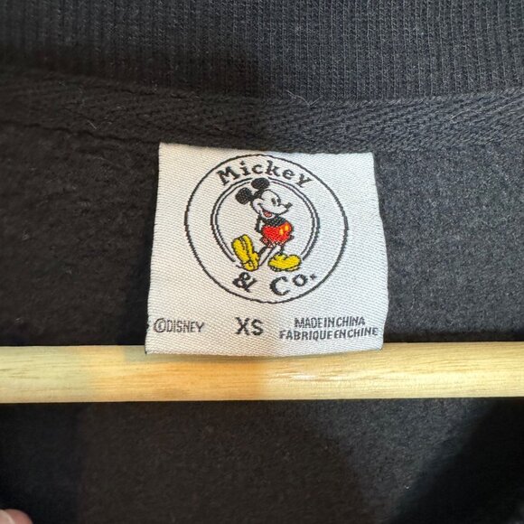 MICKEY & CO black Disney friends graphic sweatshirt size XS - Picture 4 of 7